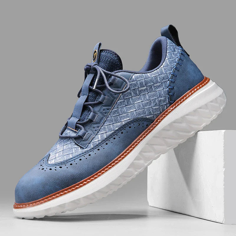 Woven Casual Shoes-footwear > casual shoes-Laventaire-Blue-35-Laventaire