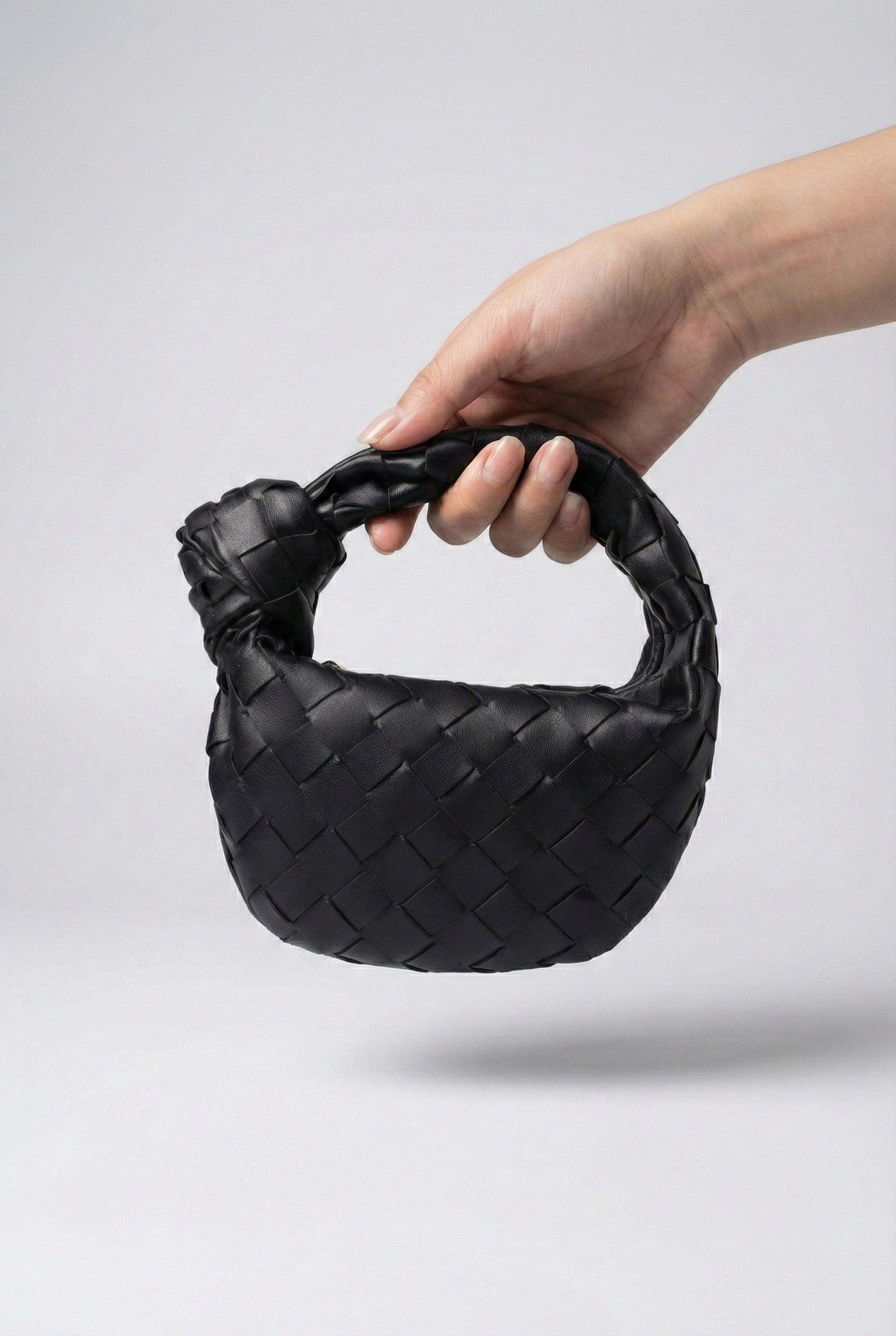 Woven Mini Crescent Bag-bags > mini bags-Laventaire-Laventaire