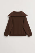Zip Collar Lounge Set-loungewear > loungewear set-Laventaire-Laventaire
