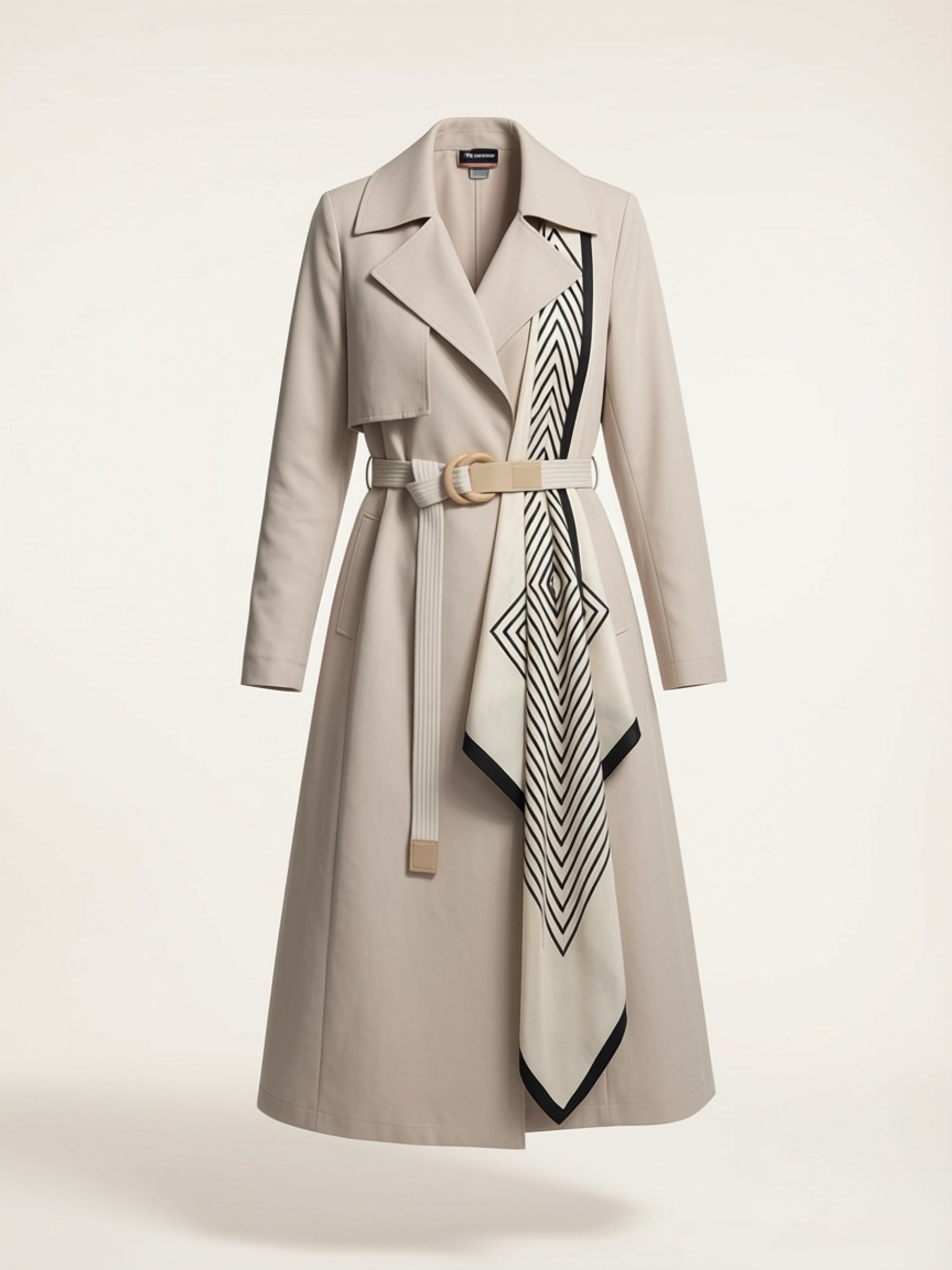 Belted Tailored Trench Coat