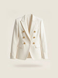 Button-Up Blazer Jacket